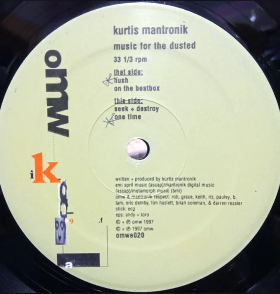 Kurtis Mantronik – Music For The Dusted