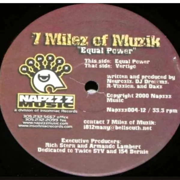 7 Milez of Muzik – Equal Power / Vertigo