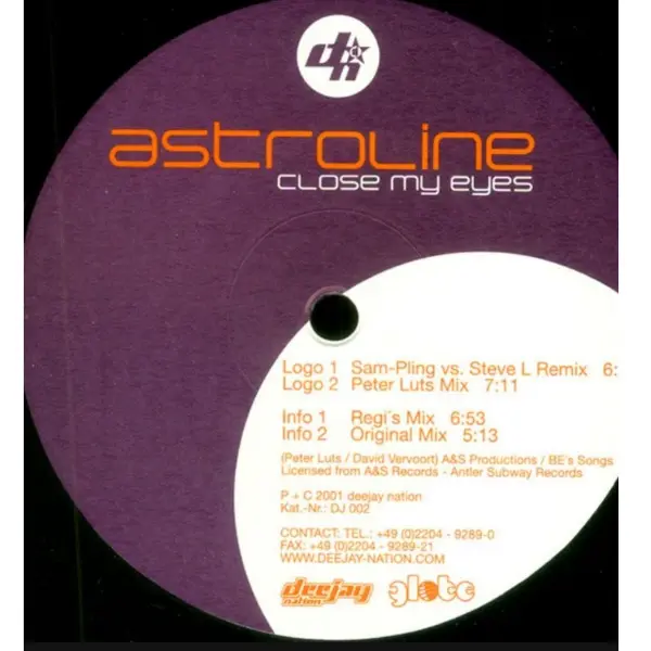 Astroline – Close My Eyes
