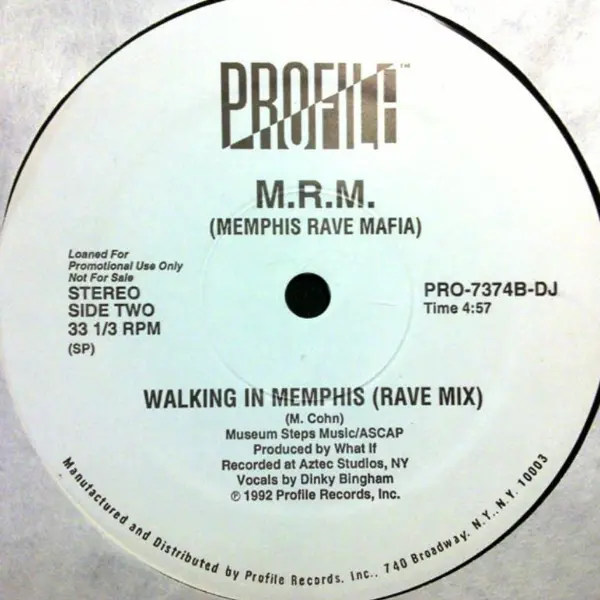 M.R.M. (Memphis Rave Mafia)* – Walking In Memphis