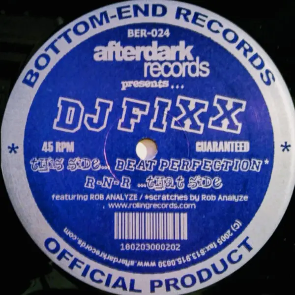 DJ Fixx – Beat Perfection / R-N-R