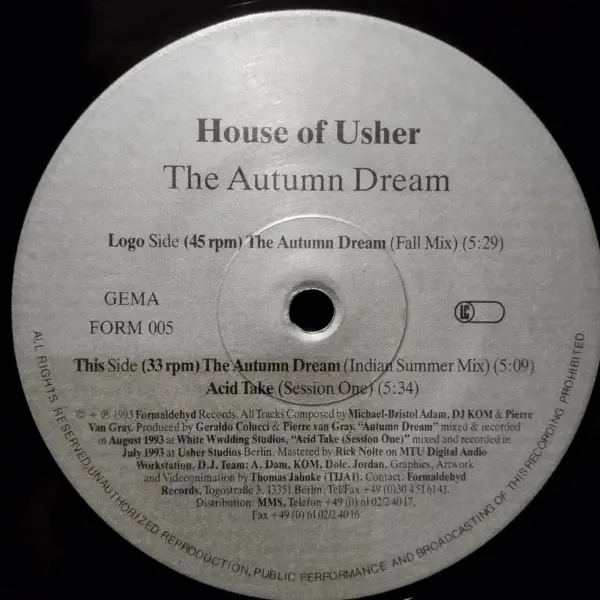 House Of Usher – The Autumn Dream
