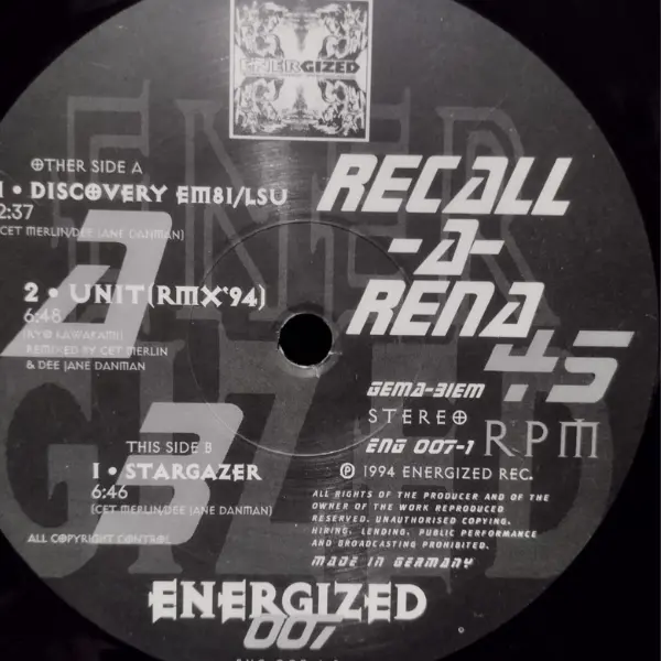 Space Frog Proudly Presents: Recall-A-Rena – Unit '94