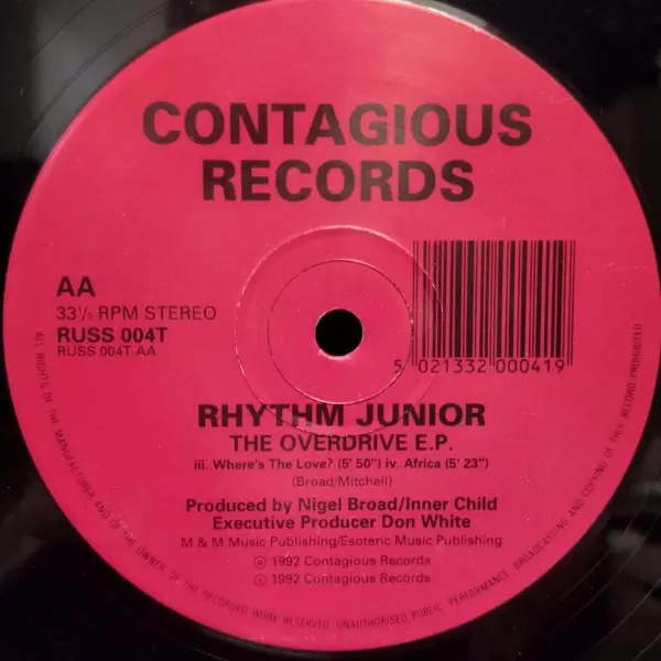 Rhythm Junior – The Overdrive EP