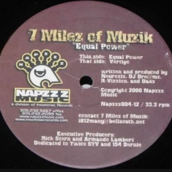 7 Milez of Muzik – Equal Power / Vertigo
