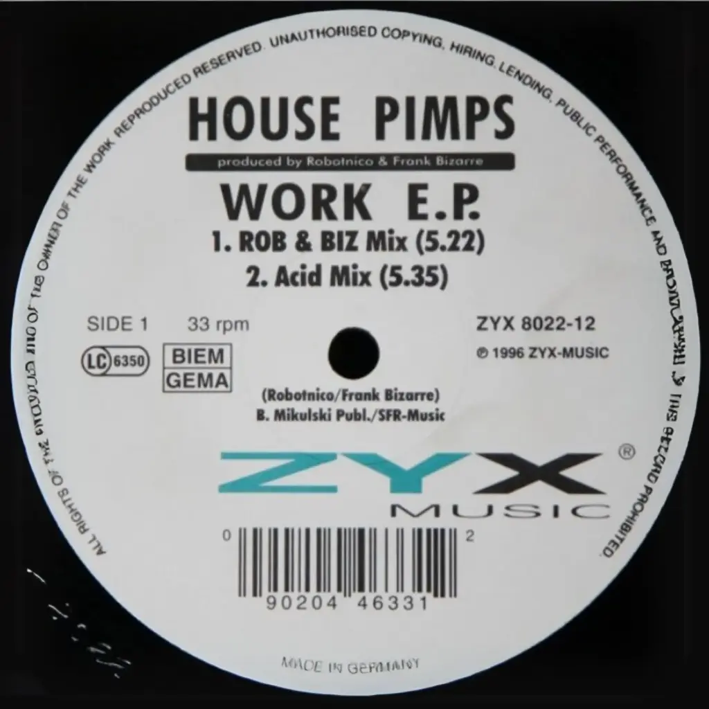 House Pimps – Work E.P.