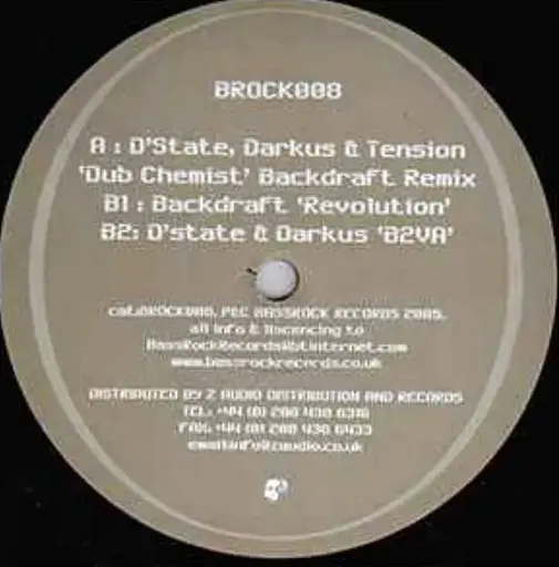 [0F056] Various – Dub Chemist (Backdraft Remix) / Revolution / B2VA