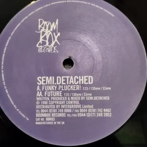[A01028] Semi.Detached– Funky Plucker! / Future