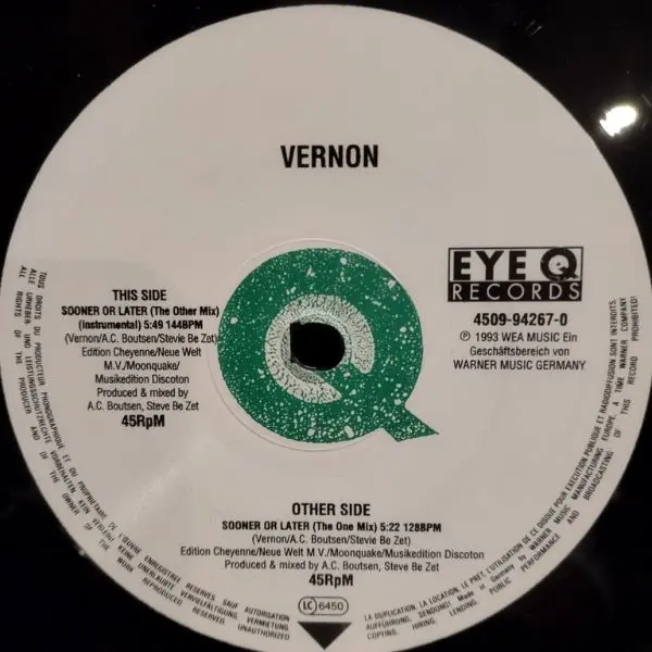 VERNON - SOONER OR LATER 