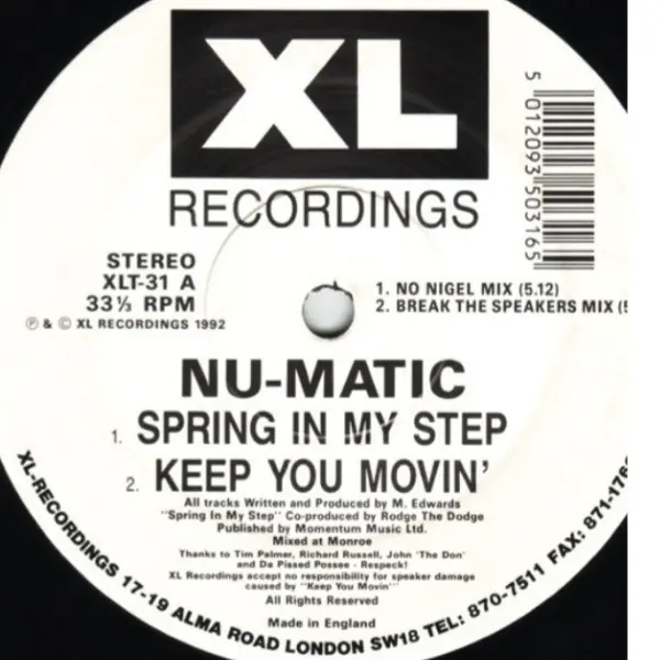 Nu-Matic – Spring In My Step