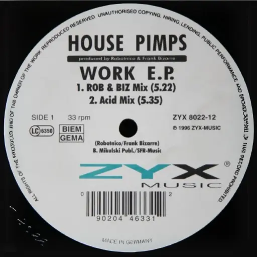 [1L069] House Pimps – Work E.P.
